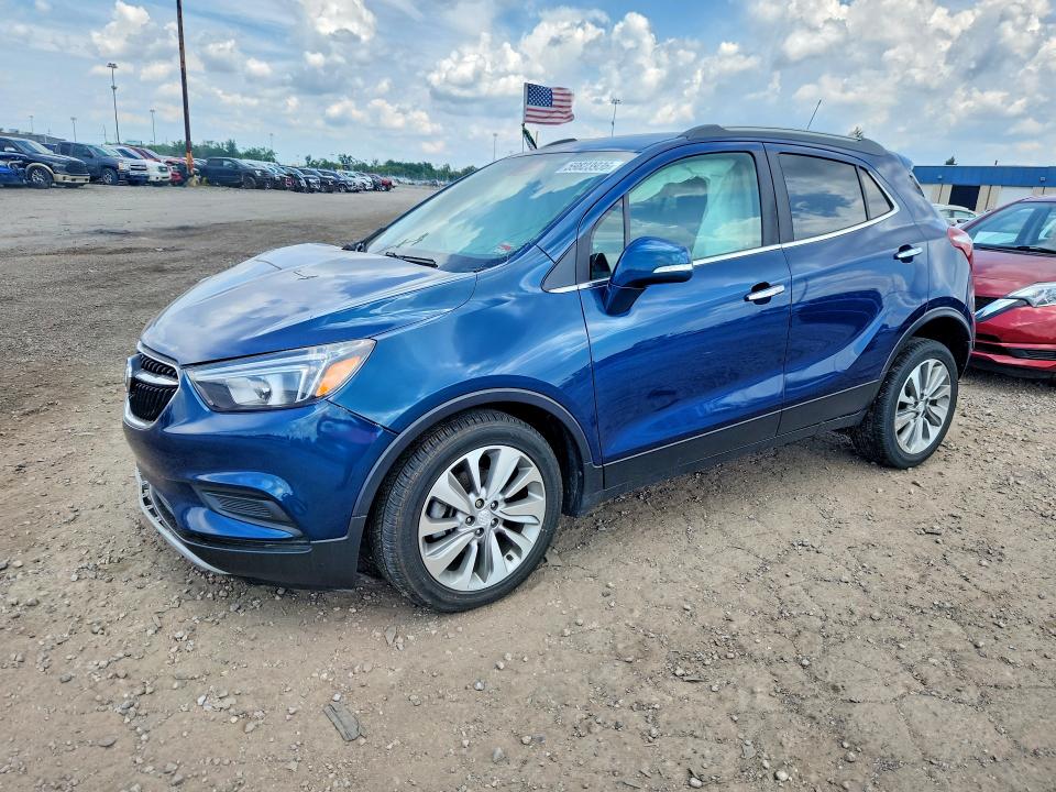 2019 Buick Encore VIN KL4CJASB5KB859116 COPART salvage auction — FRONT END, Mi - Certificate Of Title, sold $925 on 2026-07-17 (photo 1)