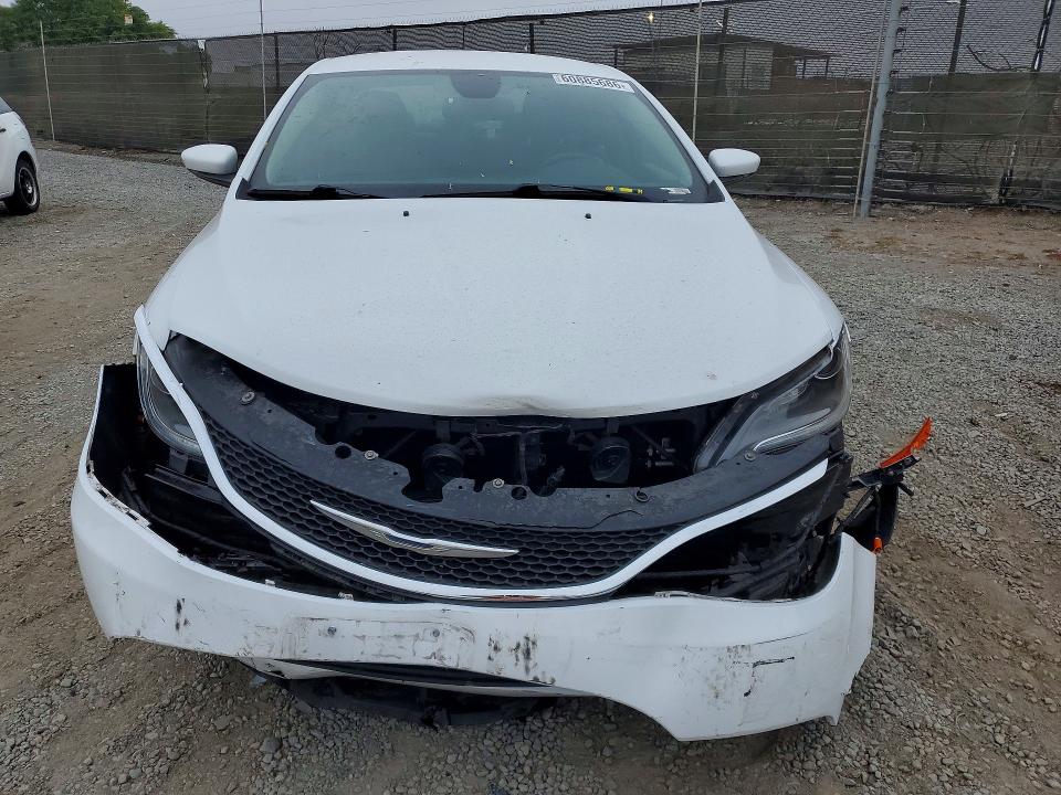 2015 Chrysler 200 VIN 1C3CCCAB0FN702048 COPART salvage auction — FRONT END, Ca - Salvage Certificate, sold $725 on 2026-09-01 (photo 5)