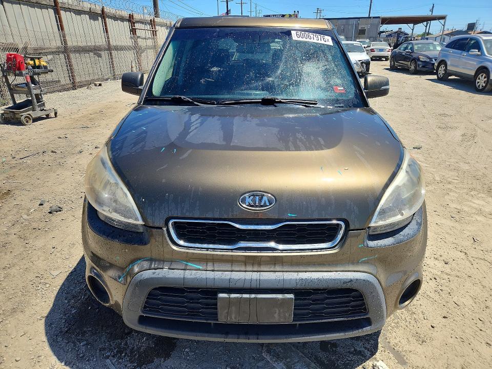 2012 Kia Soul VIN KNDJT2A6XC7371821 COPART salvage auction — VANDALISM, Ca - Salvage Certificate, sold $450 on 2026-07-16 (photo 5)