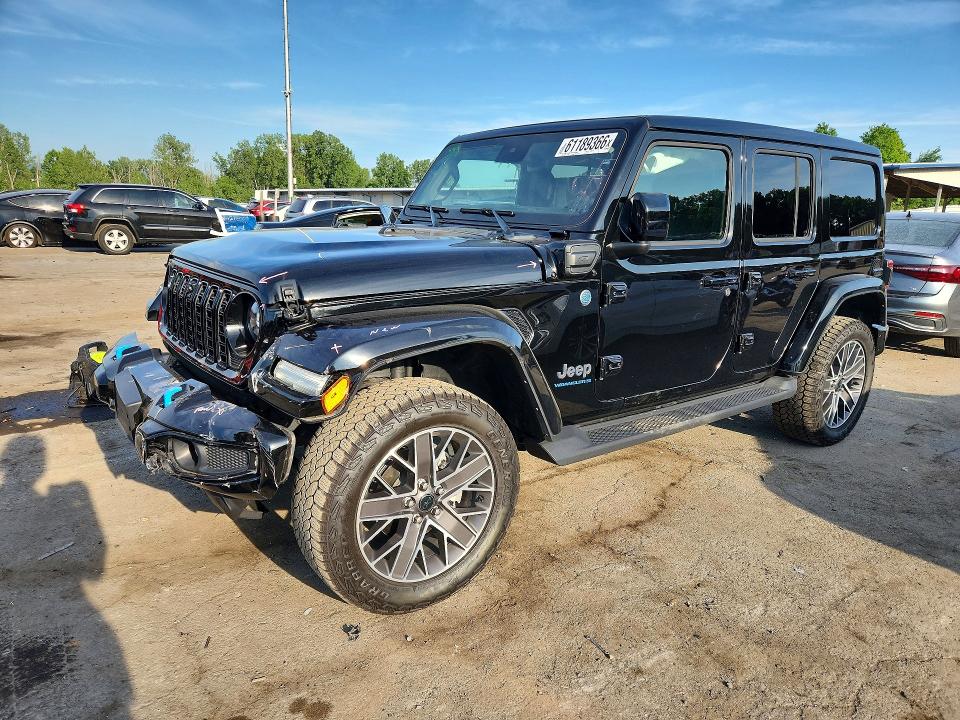 2024 Jeep Wrangler / VIN 1C4RJXU69RW114763 — COPART salvage auction photo
