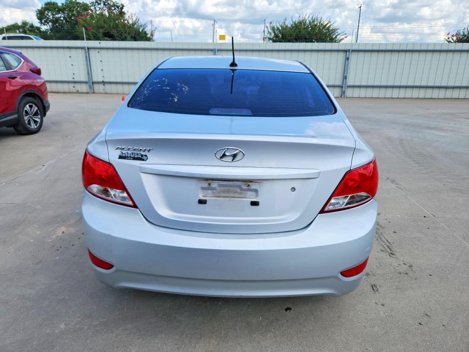 2017 Hyundai Accent VIN KMHCT4AE7HU286516 COPART salvage auction — FRONT END, Tx - Certificate Of Title (P), sold $750 on 2026-07-30 (photo 6)