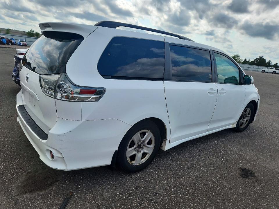 2011 Toyota Sienna VIN 5TDXK3DC0BS075490 COPART salvage auction — FRONT END, Mn - Cert Of Title-Prior Salvage, sold $1,600 on 2026-07-28 (photo 3)