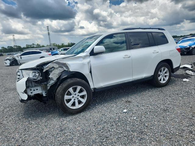 2013 Toyota Highlander VIN 5TDZA3EHXDS037757 COPART salvage auction — FRONT END, Fl - Cert Of Title Slvg Rebuildable, sold $4,450 on 2026-07-17 (photo 1)