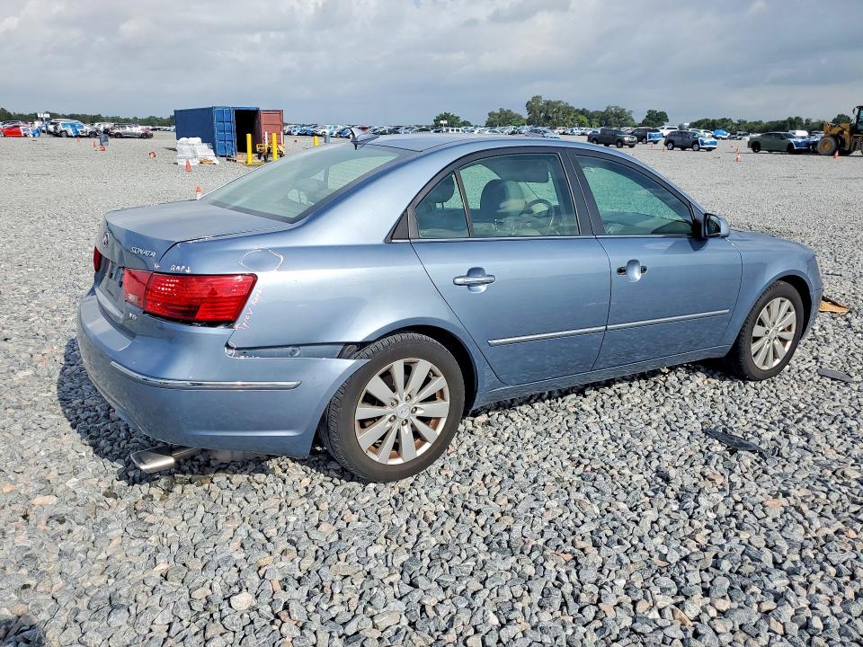 2009 Hyundai Sonata VIN 5NPEU46F79H517969 COPART salvage auction — REAR END, Fl - Cert Of Title Slvg Rebuildable, sold $1,850 on 2026-07-31 (photo 3)