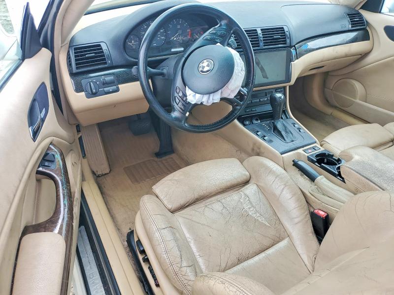 2002 BMW 3er VIN WBABN33452JW60720 COPART salvage auction — FRONT END, Ga - Cert Of Title-Salvage, sold $275 on 2026-08-05 (photo 8)