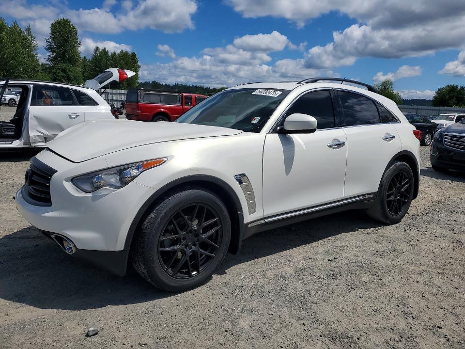 2013 Infiniti Fx VIN JN8CS1MW8DM170685 COPART salvage auction — FRONT END, WA - BILL OF SALE, sold $800 on 2026-07-20 (photo 1)