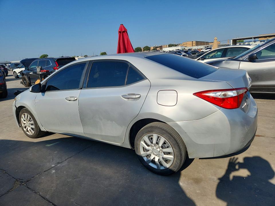 2014 Toyota Corolla VIN 5YFBURHE8EP010905 COPART salvage auction — SIDE, TX - CERTIFICATE OF TITLE (P), sold $2,100 on 2026-07-27 (photo 2)