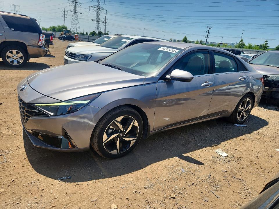 2023 Hyundai Elantra VIN KMHLN4AJ5PU037556 COPART salvage auction — REAR END, In - Cert Of Title - Rebuilt Vehicl, sold $7,500 on 2026-07-28 (photo 1)