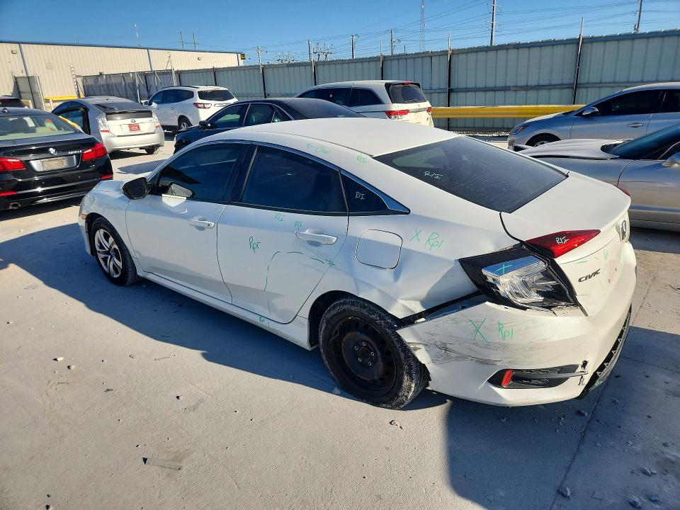 2020 Honda Civic VIN 19XFC2F64LE024158 COPART salvage auction — REAR END, Tx - Salvage Vehicle Title, sold $3,550 on 2026-07-31 (photo 2)