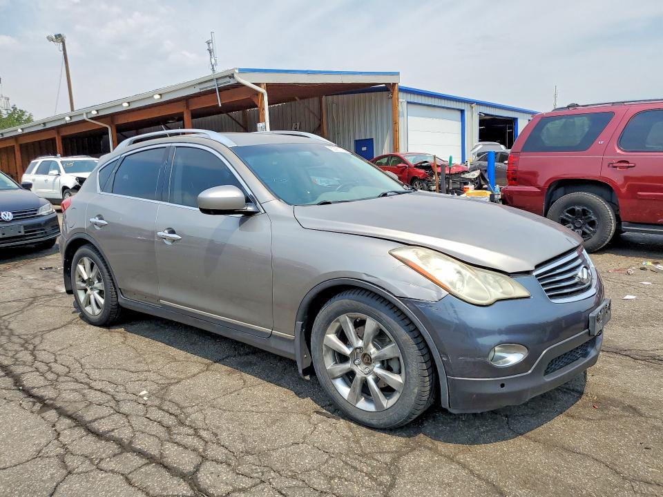 2010 Infiniti Ex35 VIN JN1AJ0HR8AM755284 COPART salvage auction — FRONT END, Co - Dis/Dlr/Exp Only Clean Title, sold $425 on 2026-07-28 (photo 4)