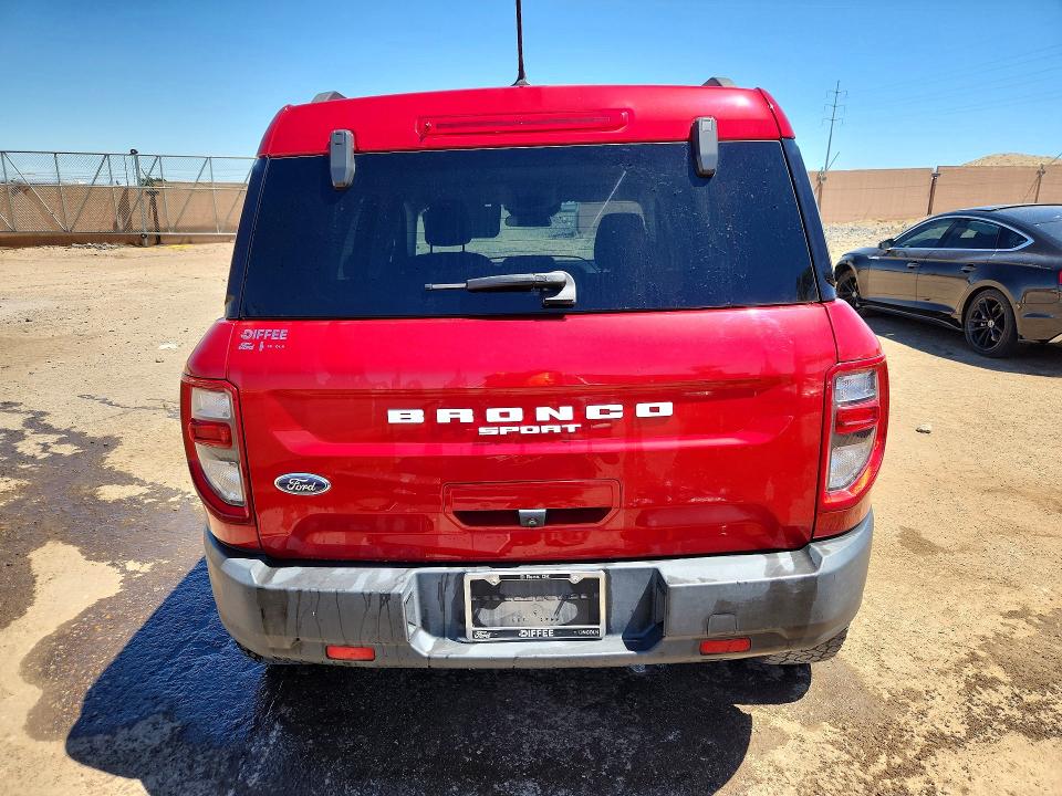 2021 Ford Bronco sport VIN 3FMCR9B64MRB04419 COPART salvage auction — FRONT END, NM - CERT OF TITLE-SALVAGE, sold $7,600 on 2026-08-20 (photo 6)