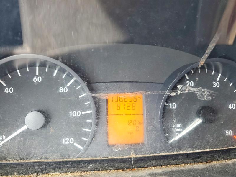 2018 Mercedes-benz Sprinter VIN WD3PE7CD1JP647842 COPART salvage auction — FRONT END, Ky - Certificate Of Title (P), sold $6,700 on 2026-07-28 (photo 9)