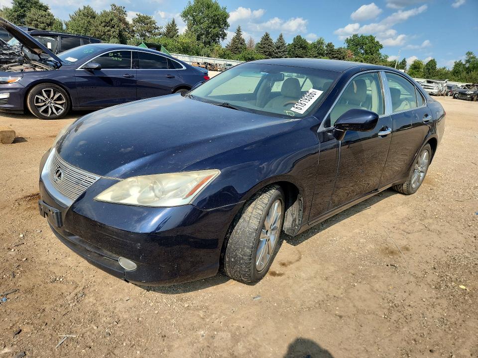 2007 Lexus Es 350 VIN JTHBJ46G972095494 COPART salvage auction — MECHANICAL, IL - CERTIFICATE OF TITLE, sold $250 on 2026-07-28 (photo 1)