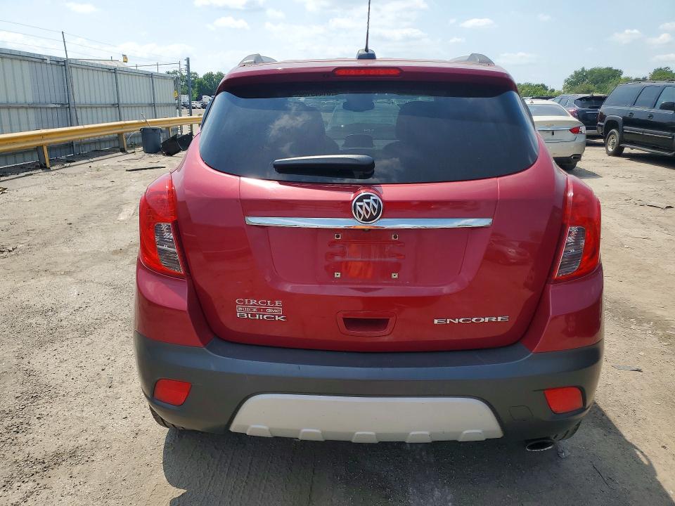2016 Buick Encore VIN KL4CJASB0GB741000 COPART salvage auction — NORMAL WEAR, IN - CERTIFICATE OF TITLE, sold $1,600 on 2026-07-20 (photo 6)