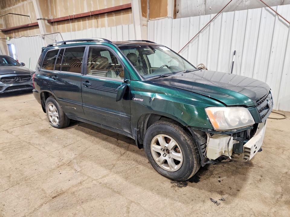 2003 Toyota Highlander VIN JTEHF21A430106620 COPART salvage auction — FRONT END, Ak - Certificate Of Vehicle Title, sold $25 on 2026-07-21 (photo 4)