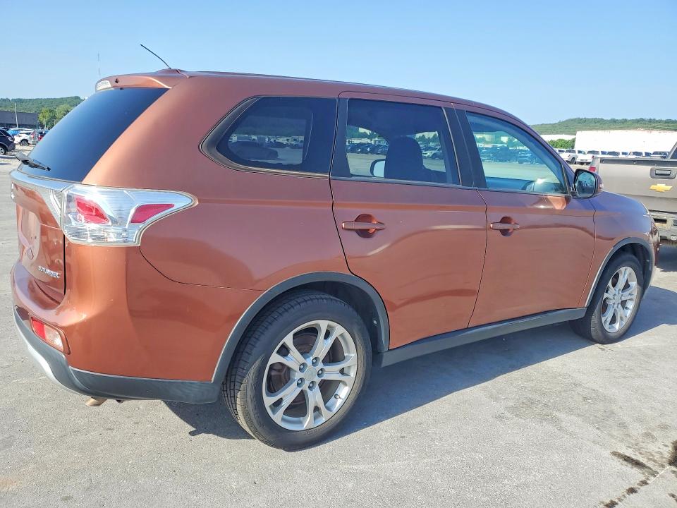 2015 Mitsubishi Outlander VIN JA4AD3A39FZ006929 COPART salvage auction — MECHANICAL, Ok - Certificate Of Title, sold $625 on 2026-07-22 (photo 3)