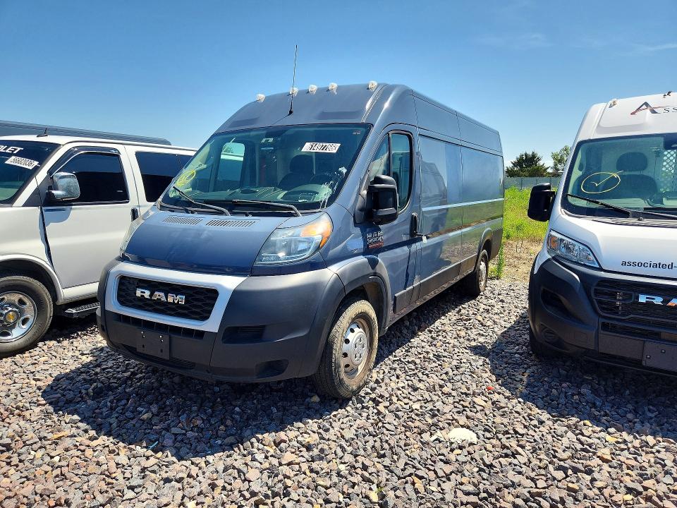 2020 Ram Promaster 3500 VIN 3C6URVJG1LE132123 — COPART salvage auction photo