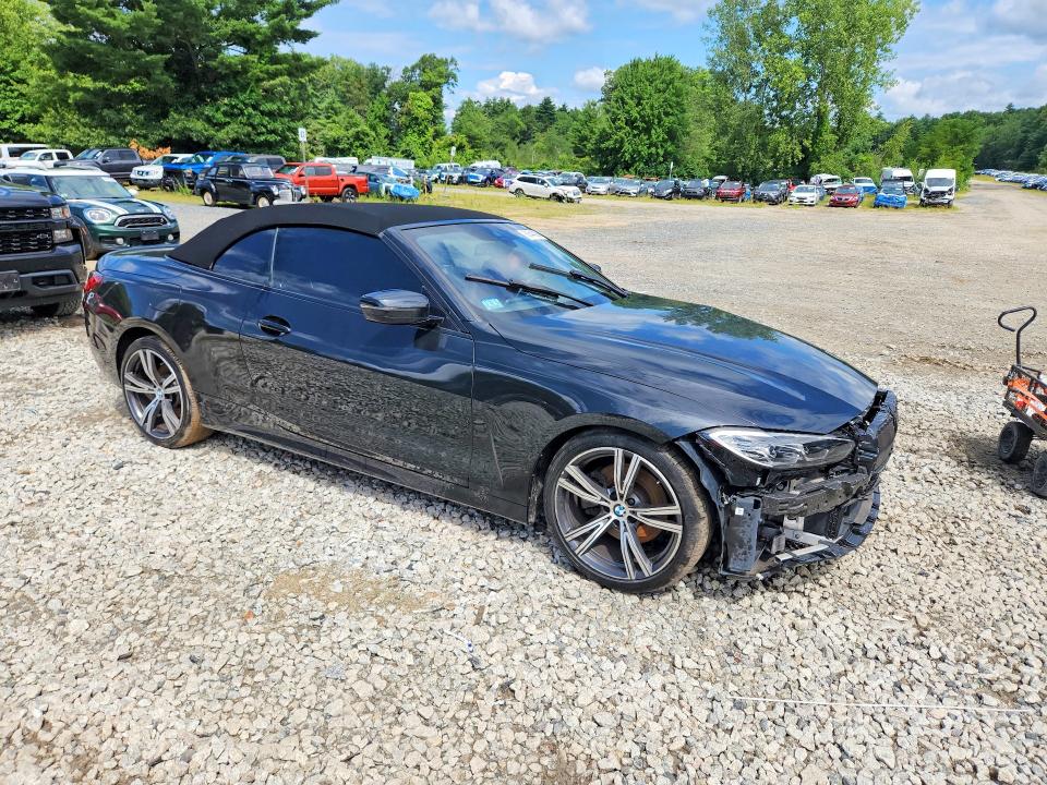 2023 BMW 4er VIN WBA43AT05PCL19765 COPART salvage auction — FRONT END, Ma - Certificate Of Title (P), sold $26,500 on 2026-08-18 (photo 4)