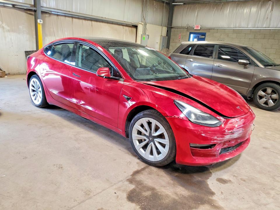 2022 Tesla Model 3 VIN 5YJ3E1EA7NF288744 COPART salvage auction — FRONT END, CT - CERTIFICATE OF TITLE, sold $5,300 on 2026-07-20 (photo 4)