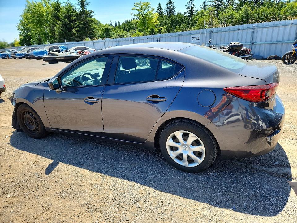 2015 Mazda 3 VIN 3MZBM1U74FM216382 COPART salvage auction — FRONT END, ON - PERMIT NO BRAND - UNFIT, sold $400 on 2026-07-23 (photo 2)