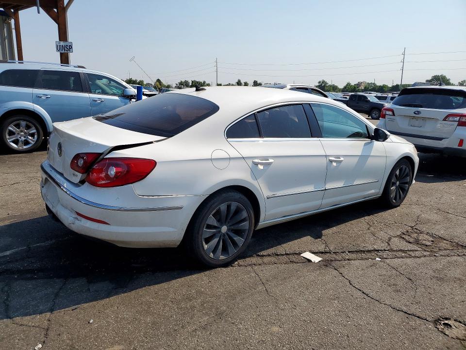 2010 Volkswagen Cc VIN WVWMP7AN3AE557893 COPART salvage auction — REAR END, Co - Salvage Title, sold $350 on 2026-07-14 (photo 3)