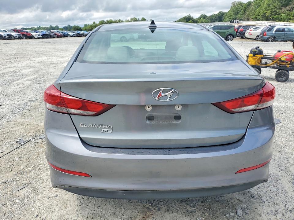 2017 Hyundai Elantra VIN KMHD74LF2HU371309 COPART salvage auction — MECHANICAL, Salvage Title, sold $1,450 on 2026-07-22 (photo 6)