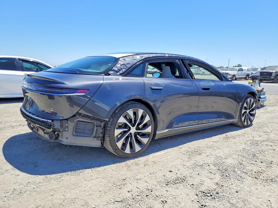 2022 Lucid Air VIN 50EA1GBA7NA005998 COPART salvage auction — FRONT END, Salvage Title, sold $3,100 on 2026-07-21 (photo 3)