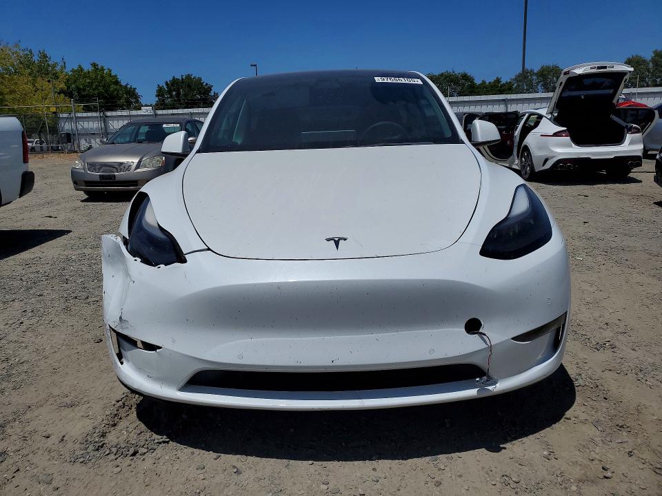 2022 Tesla Model y VIN 7SAYGDEF1NF405895 COPART salvage auction — FRONT END, CA - SALVAGE CERTIFICATE, sold $12,700 on 2026-07-16 (photo 5)