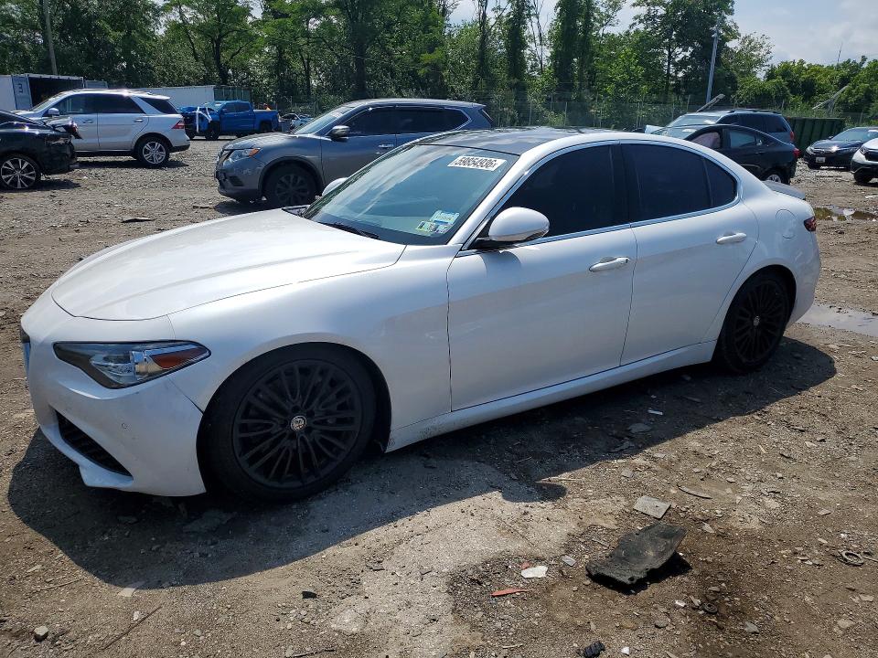 2017 Alfa romeo Giulia VIN ZARFAEENXH7561937 COPART salvage auction — FRONT END, Pa - Certificate Of Salvage, sold $7,900 on 2026-07-14 (photo 1)