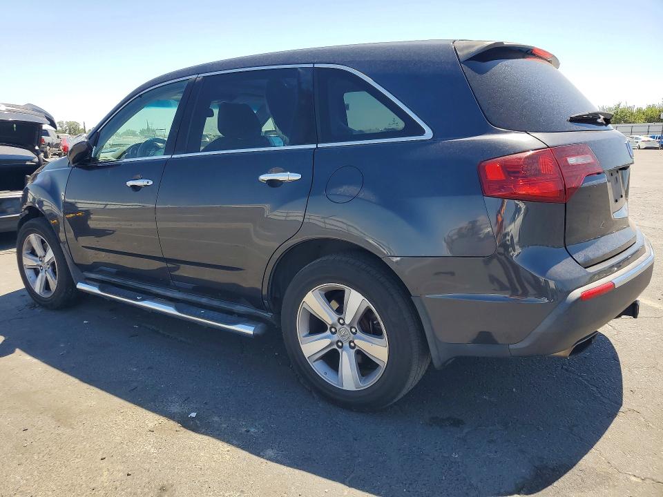 2013 Acura Mdx VIN 2HNYD2H3XDH521773 COPART salvage auction — FRONT END, Ca - Salvage Certificate, sold $550 on 2026-07-23 (photo 2)
