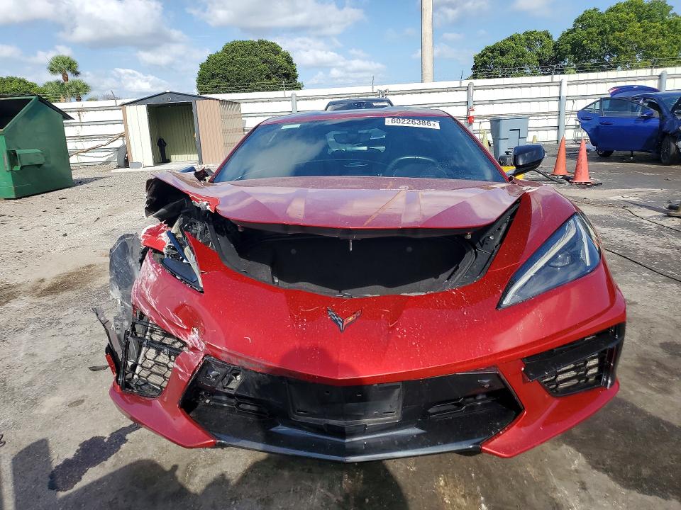 2021 Chevrolet Corvette VIN 1G1YB2D47M5116383 COPART salvage auction — FRONT END, Fl - Cert Of Title Slvg Rebuildable, sold $33,750 on 2026-08-26 (photo 5)