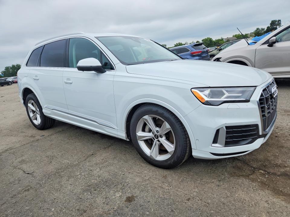 2022 Audi Q7 VIN WA1LJBF7XND019675 COPART salvage auction — FRONT END, Pa - Certificate Of Salvage, sold $22,300 on 2026-07-14 (photo 4)