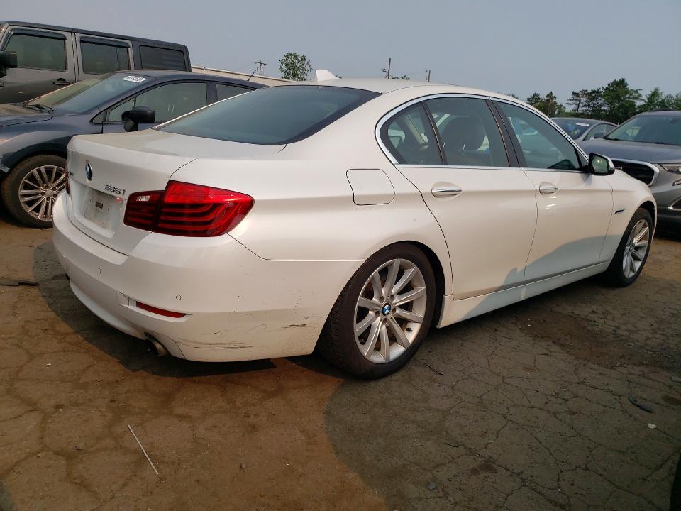 2014 BMW 5 series VIN WBA5B3C56ED533850 COPART salvage auction — FRONT END, CT - CERTIFICATE OF TITLE, sold $700 on 2026-07-28 (photo 3)