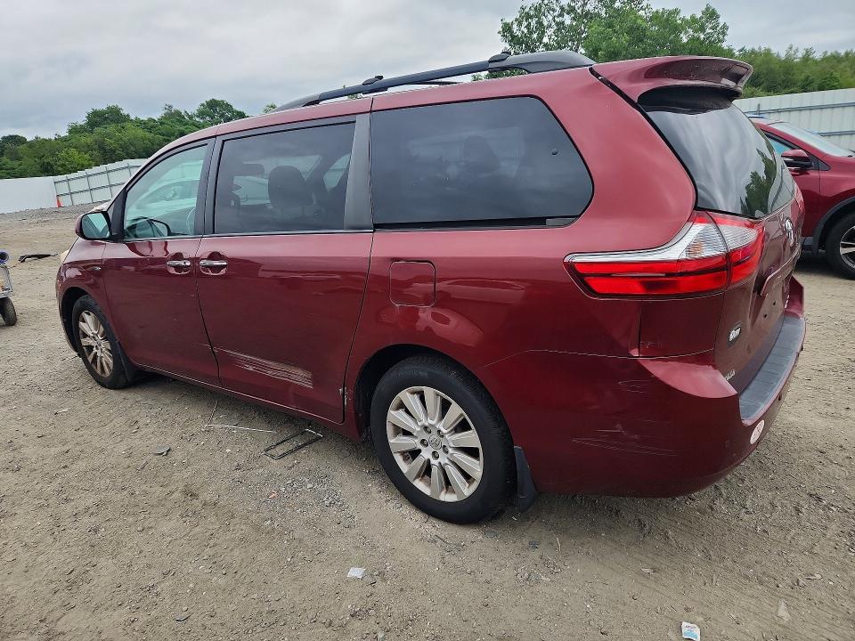 2016 Toyota Sienna VIN 5TDDK3DC7GS145495 COPART salvage auction — SIDE, Ma - Certificate Of Title, sold $125 on 2026-07-29 (photo 2)