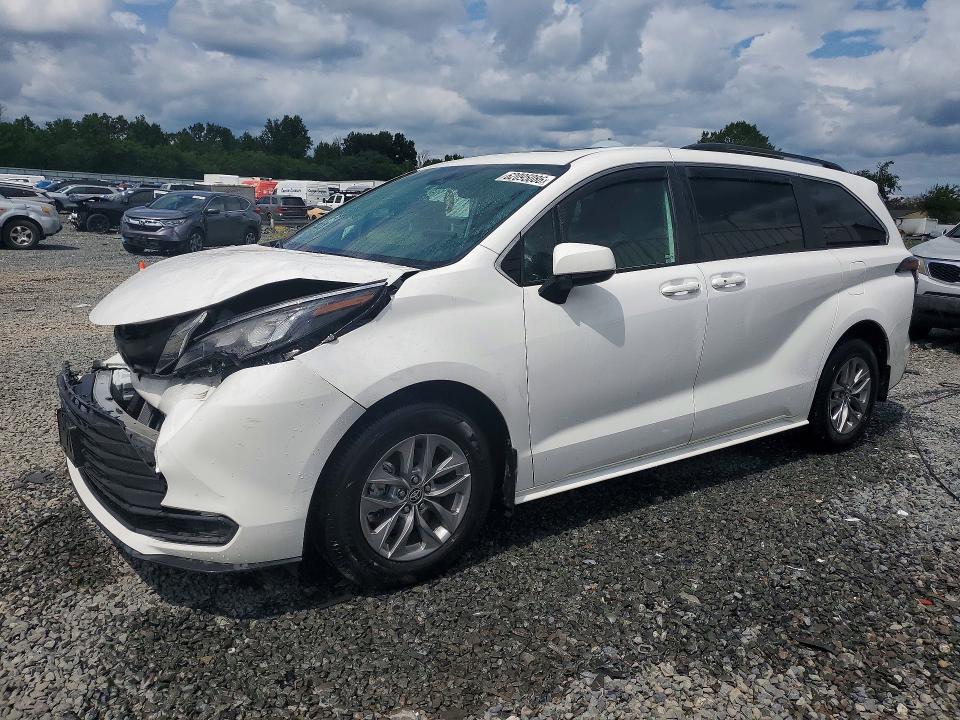 2025 Toyota Sienna VIN 5TDBRKEC0SS285778 — COPART salvage auction photo