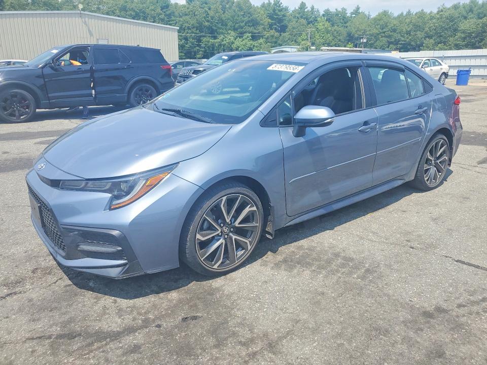 2022 Toyota Corolla VIN 5YFM4MCE7NP121481 COPART salvage auction — REAR END, Ri - Salvage Certificate Of Title, sold $4,800 on 2026-07-28 (photo 1)