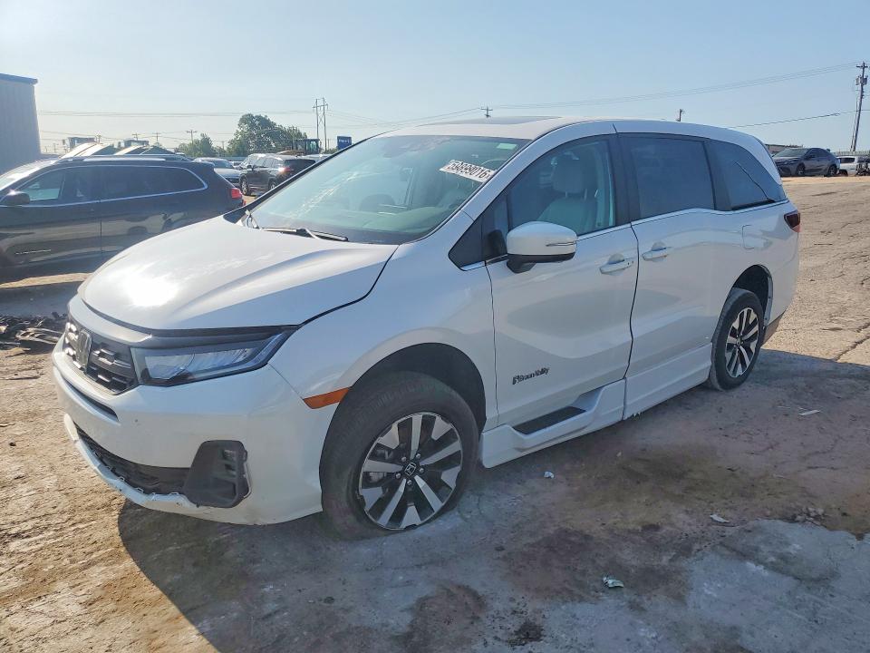 2025 Honda Odyssey VIN 5FNRL6H64SB020136 COPART salvage auction — SIDE, Ok - Certificate Of Title, sold $32,500 on 2026-07-28 (photo 1)