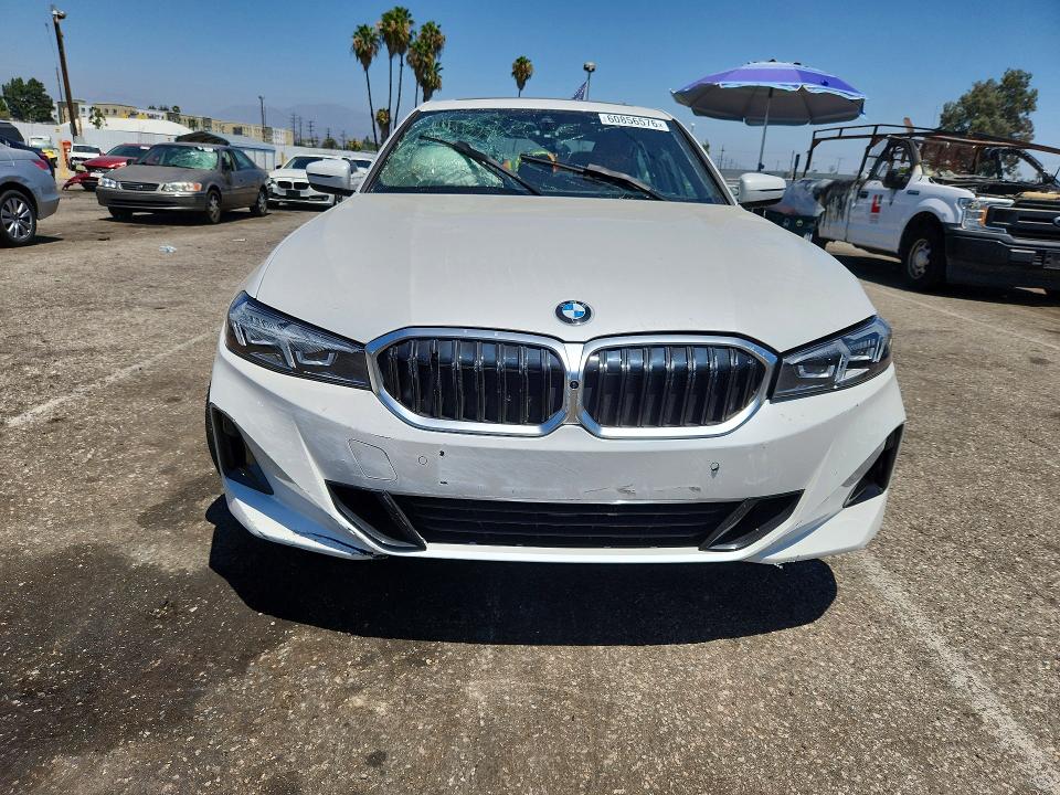 2024 BMW 3er VIN 3MW69FF06R8E71029 COPART salvage auction — FRONT END, Ca - Salvage Certificate, sold $15,300 on 2026-09-01 (photo 5)
