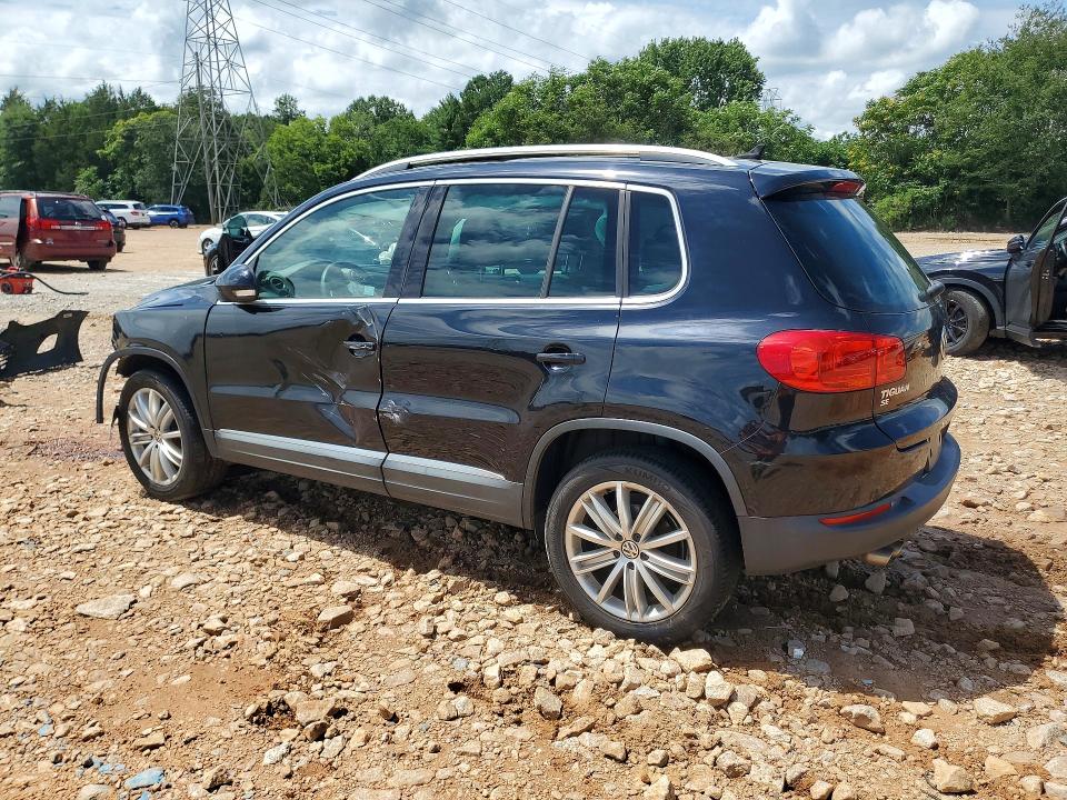 2016 Volkswagen Tiguan VIN WVGAV7AX2GW553391 COPART salvage auction — FRONT END, Nc - Salvage Certificate Of Title, sold $725 on 2026-08-17 (photo 2)