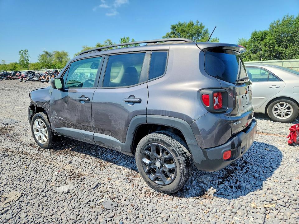 2017 Jeep Renegade VIN ZACCJBBB3HPE95532 COPART salvage auction — FRONT END, Il - Salvage Certificate, sold $1,250 on 2026-08-17 (photo 2)