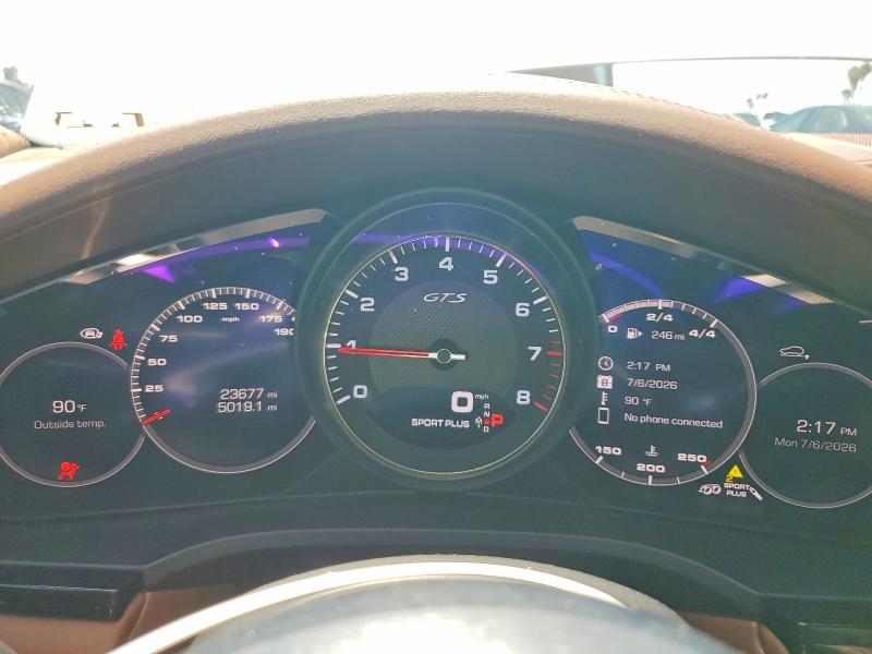 2021 Porsche Cayenne VIN WP1BG2AY8MDA49965 COPART salvage auction — SIDE, Ca - Salvage Certificate, sold $26,250 on 2026-07-24 (photo 9)