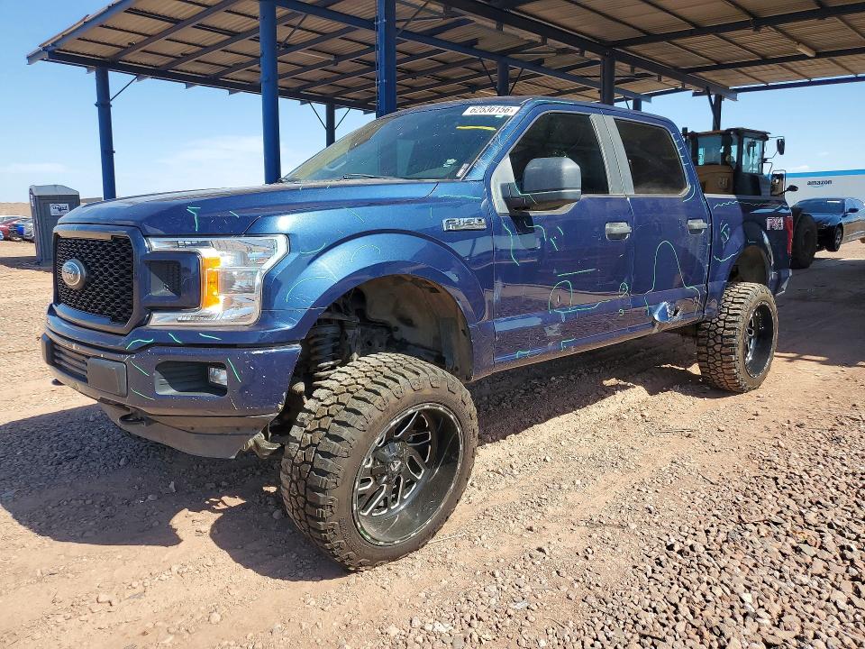 2018 Ford F-150 VIN 1FTEW1E5XJKC82250 — COPART salvage auction photo
