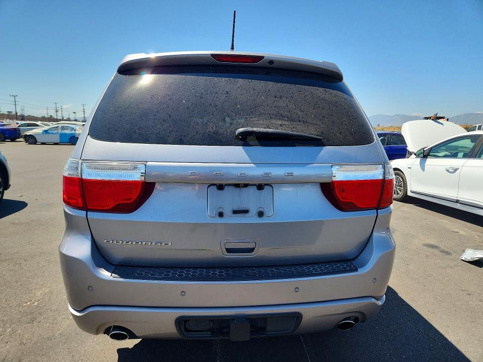 2013 Dodge Durango VIN 1C4RDHAG9DC699400 COPART salvage auction — MINOR DENT/SCRATCHES, Ca - Dis/Dlr/Exp Only Clean Title, sold $850 on 2026-07-27 (photo 6)