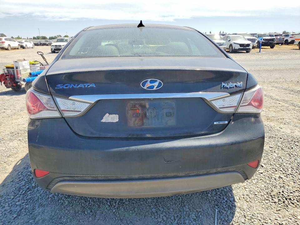 2013 Hyundai Sonata VIN KMHEC4A44DA100989 COPART salvage auction — FRONT END, Ca - Salvage Certificate, sold $300 on 2026-07-09 (photo 6)