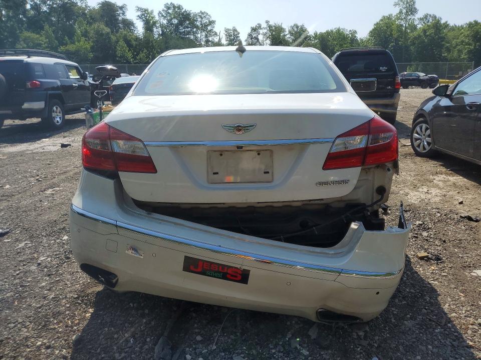 2012 Hyundai Genesis VIN KMHGC4DD1CU201067 COPART salvage auction — REAR END, Md - Cert Of Salvage > 75% Damage, sold $1,900 on 2026-07-10 (photo 6)