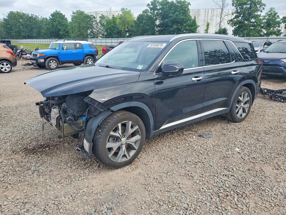 2022 Hyundai Palisade VIN KM8R4DHE8NU471473 COPART salvage auction — FRONT END, Ny - Mv-907A Salvage Certificate, sold $6,300 on 2026-07-13 (photo 1)