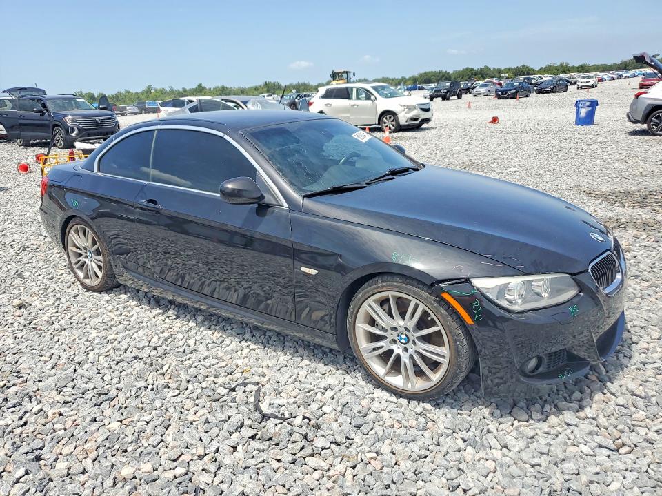2013 BMW 3er VIN WBADX7C59DE746224 COPART salvage auction — FRONT END, Fl - Cert Of Title Slvg Rebuildable, sold $3,050 on 2026-07-31 (photo 4)