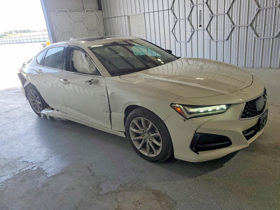 2021 Acura Tlx VIN 19UUB6F36MA003034 COPART salvage auction — REAR END, Nc - Salvage Certificate Of Title, sold $7,400 on 2026-09-01 (photo 4)