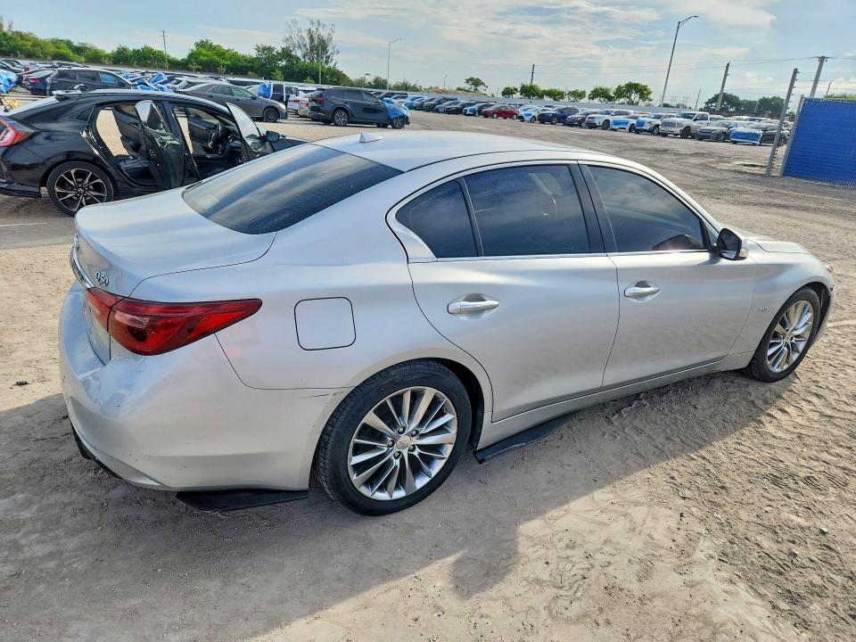 2018 Infiniti Q50 VIN JN1EV7AP5JM590642 COPART salvage auction — MECHANICAL, Fl - Certificate Of Title, sold $1,550 on 2026-07-08 (photo 3)