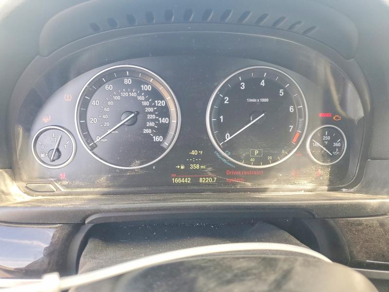 2014 BMW 5er VIN WBA5A5C56ED504914 COPART salvage auction — FRONT END, Ca - Salvage Certificate, sold $425 on 2026-07-23 (photo 9)